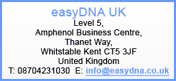 Order your DNA Test directly from our office in India